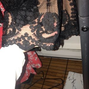 BooHoo Lace Nude Dress